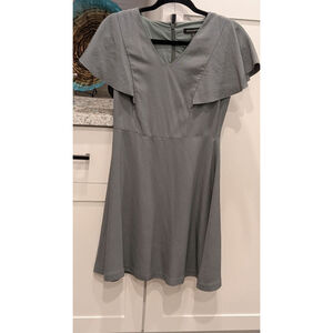 Women's Banana Republic Sage Green Mini Dress Petite 2P